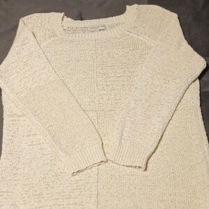 Jones New York Cream Crew Neck Sweater - Size 1X